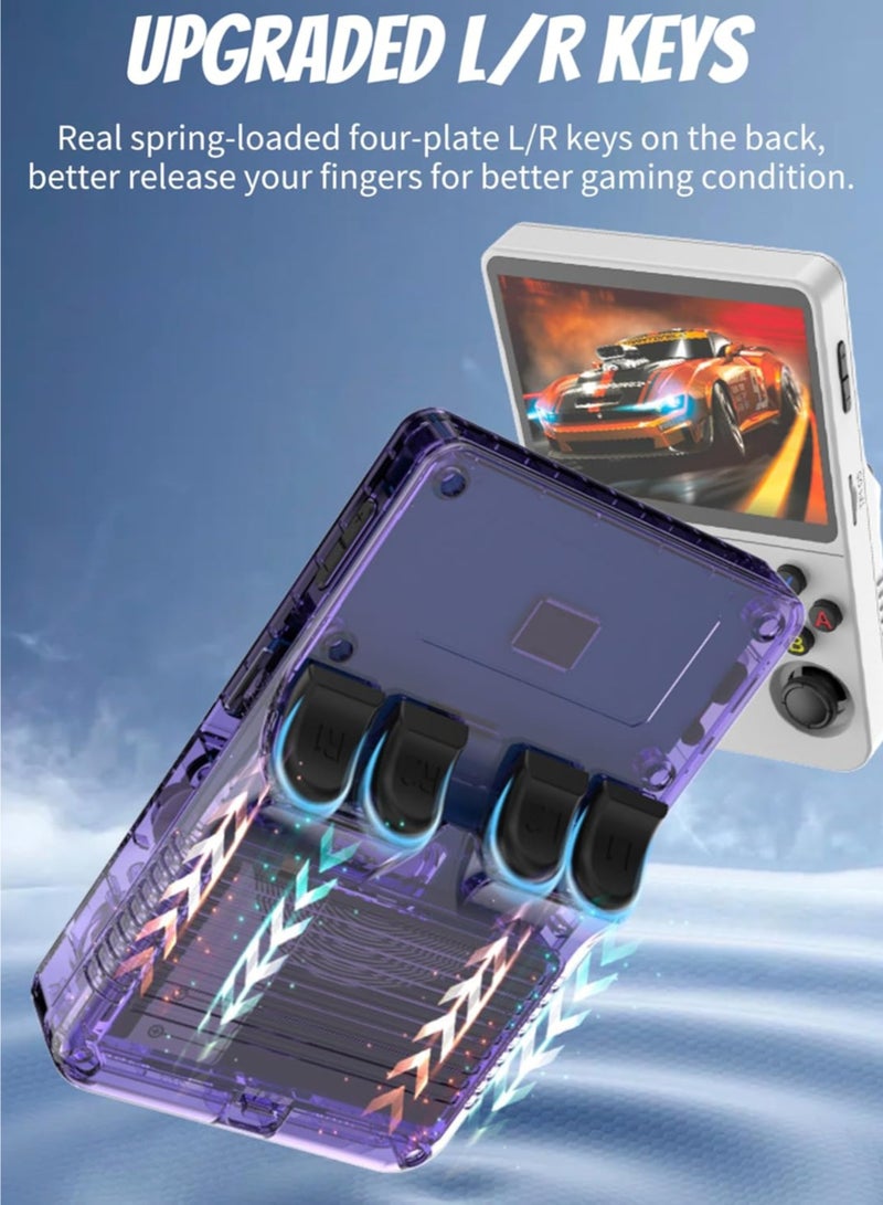 vexa pro R36S Retro Handheld Game Console 3.5" IPS | 20,000+ Games, 64GB, ArkOS, Type-C, Blue - Image 3